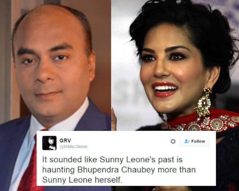 5 Twitter reactions to Bhupendra Chaubey's interview with Sunny Leone that are just too BANG ON!