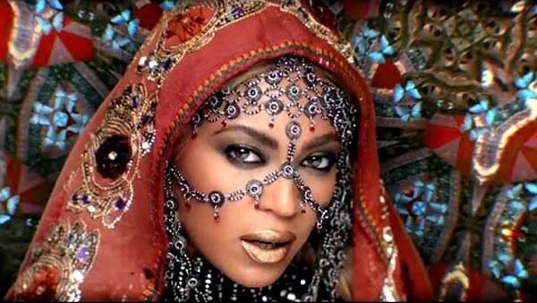 Coldplay’s New Single: Twitteratis SLAM Beyonce for wearing sari ...