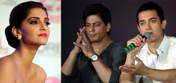 Shah Rukh Khan and Aamir Khan will be AFRAID to talk about things, argues Sonam&nbsp;Kapoor!
