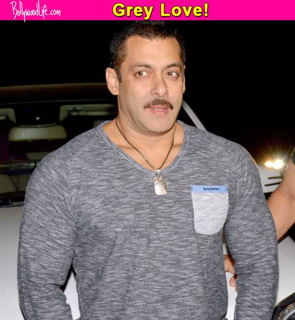 What is Salman Khan's obsession with this grey tshirt? View HQ pics