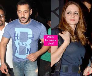 Interesting! Salman Khan spotted partying with Hrithik Roshan's ex-wife Sussane Khan - view HQ pics!