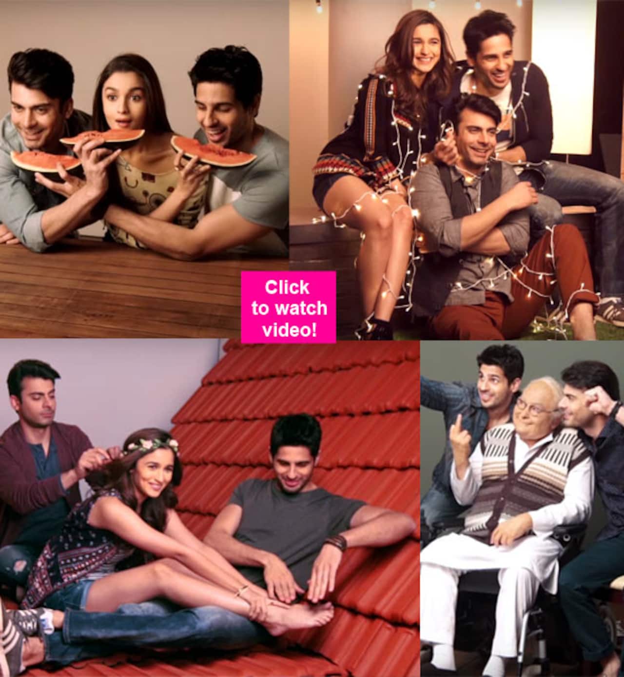 Kapoor & Sons poster making video: Alia Bhatt, Sidharth Malhotra and Fawad  Khan show off their GOOFY side! - Bollywood News & Gossip, Movie Reviews,  Trailers & Videos at 