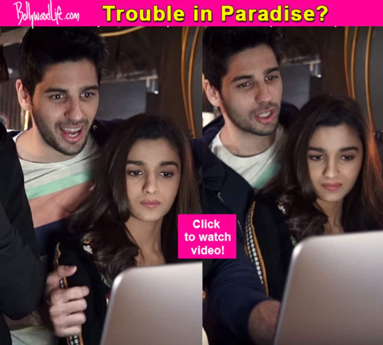 Is All Not Well Between Sidharth Malhotra And Alia Bhatt Watch Video Bollywood News And Gossip