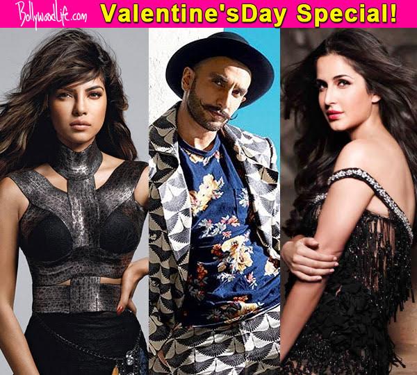 Take inspiration from Ranveer Singh, Priyanka Chopra and Katrina Kaif for Valentine's Day!