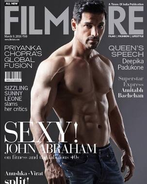 Mancrush Monday! John Abraham is BACK on magazine cover with his HAWT AF bod!