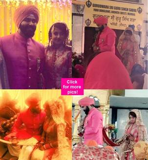 Hitched! Aarya Babbar gets married to Jasmine Puri