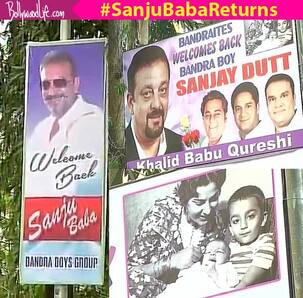 Sanjay Dutt's release from Jail: A look at welcome preparations outside actor's Bandra home - view pics!