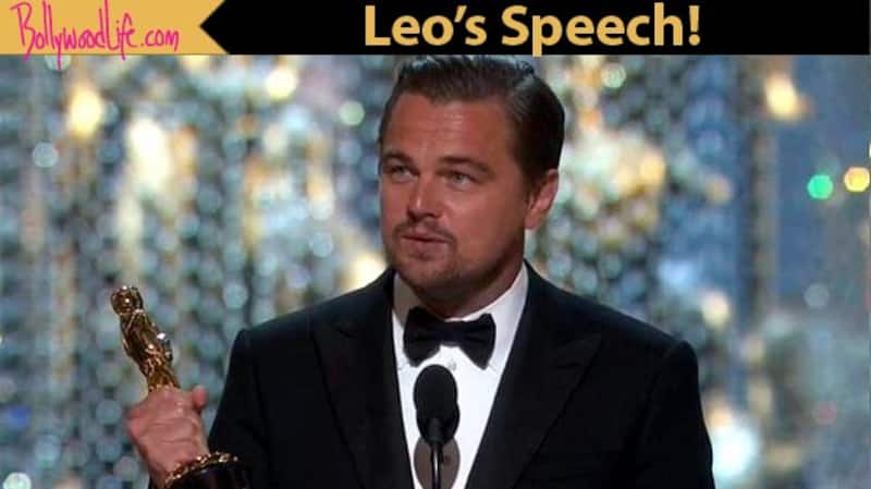 Oscars 2016: Leonardo DiCaprio's winning speech 'I DO NOT TAKE TONIGHT FOR GRANTED!'