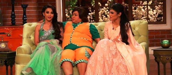 Mouni Roy, Adaa Khan and SBharti Singh on Comedy Nights Live