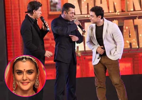 Salman Khan Shah Rukh And Aamir To Attend Preity Zinta S Salman Khan Shah Rukh And Aamir To Attend Preity Zinta S Grand Wedding Reception Bollywoodlife
