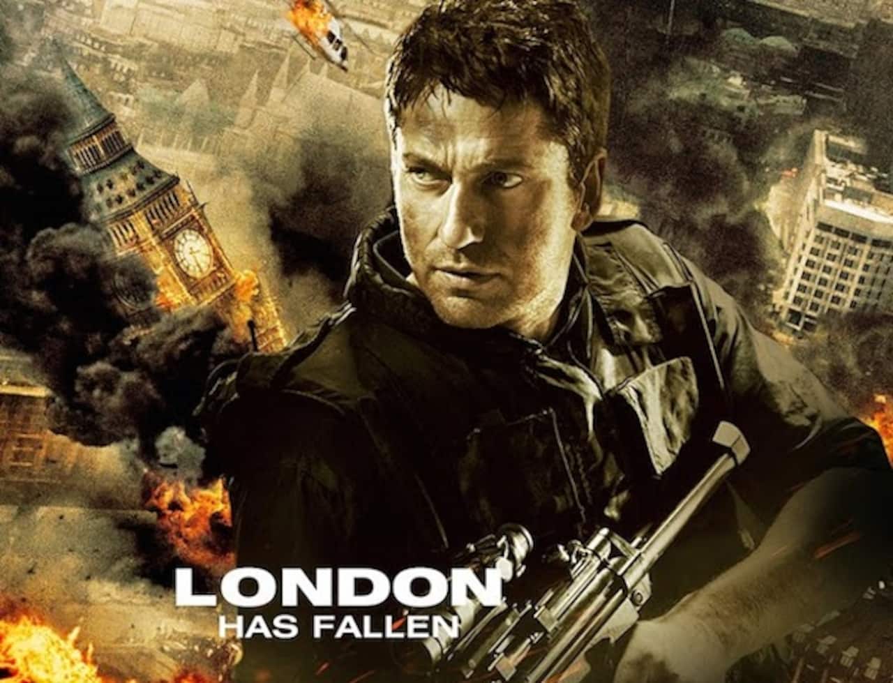 Woah! Gerard Butler almost got SHOT on the sets of London Has Fallen!