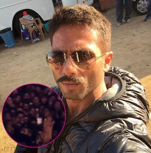 Shahid Kapoor MOBBED on Rangoon sets - watch video!