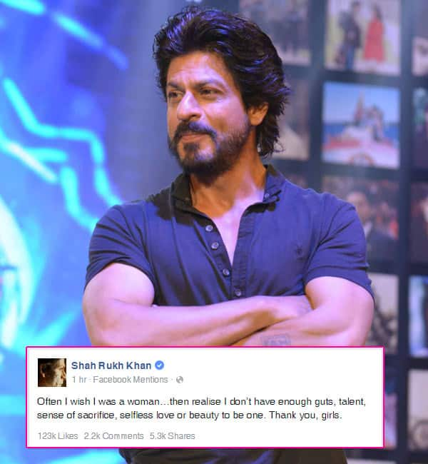 Shah Rukh Khan's message on International Women's Day will make you ...