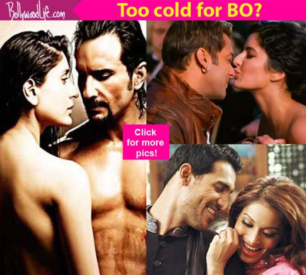Shahid Kapoor - Kareena Kapoor, Salman Khan - Katrina Kaif - when couples FAILED to set the box office on fire!