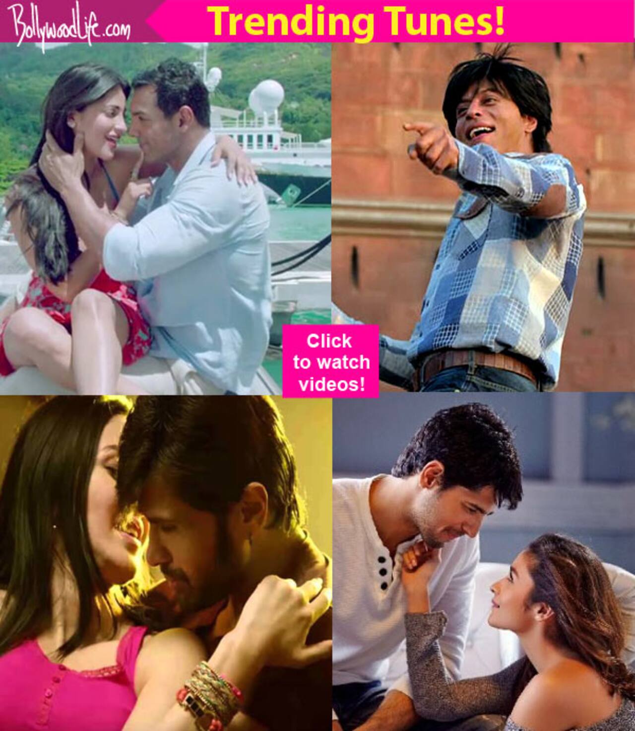 Trending Tunes: Shah Rukh Khan's Jabra Fan, Alia Bhatt's Bolna and John Abraham's Rehnuma are a hit this week!