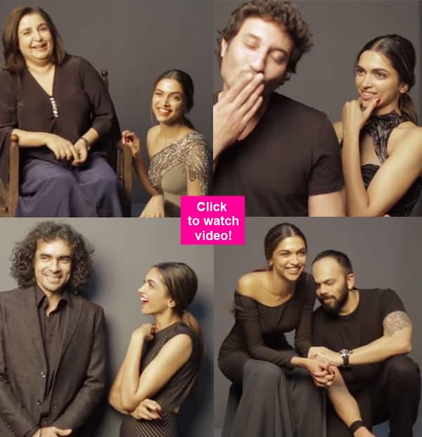 Whoa! Deepika Padukone plays the perfect muse to her directors in this mag shoot - watch video!