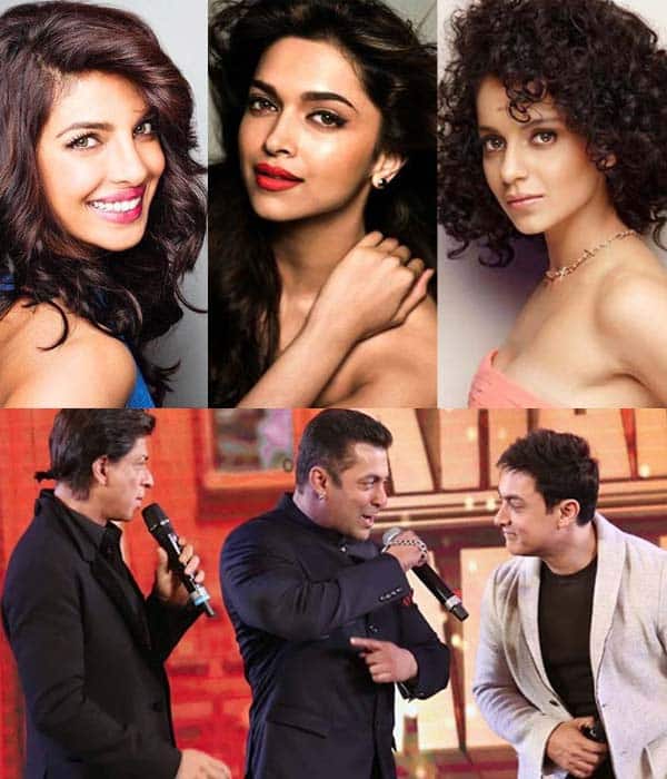 Bollywood actresses who worked opposite all three Khans