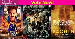 Sachin Tendulkar, MS Dhoni or Azhar - whose biopic are you looking forward to the most?