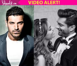 Ex flame John Abraham gives a SHOCKING REACTION on Bipasha Basu and Karan Singh Grover's wedding - watch video!