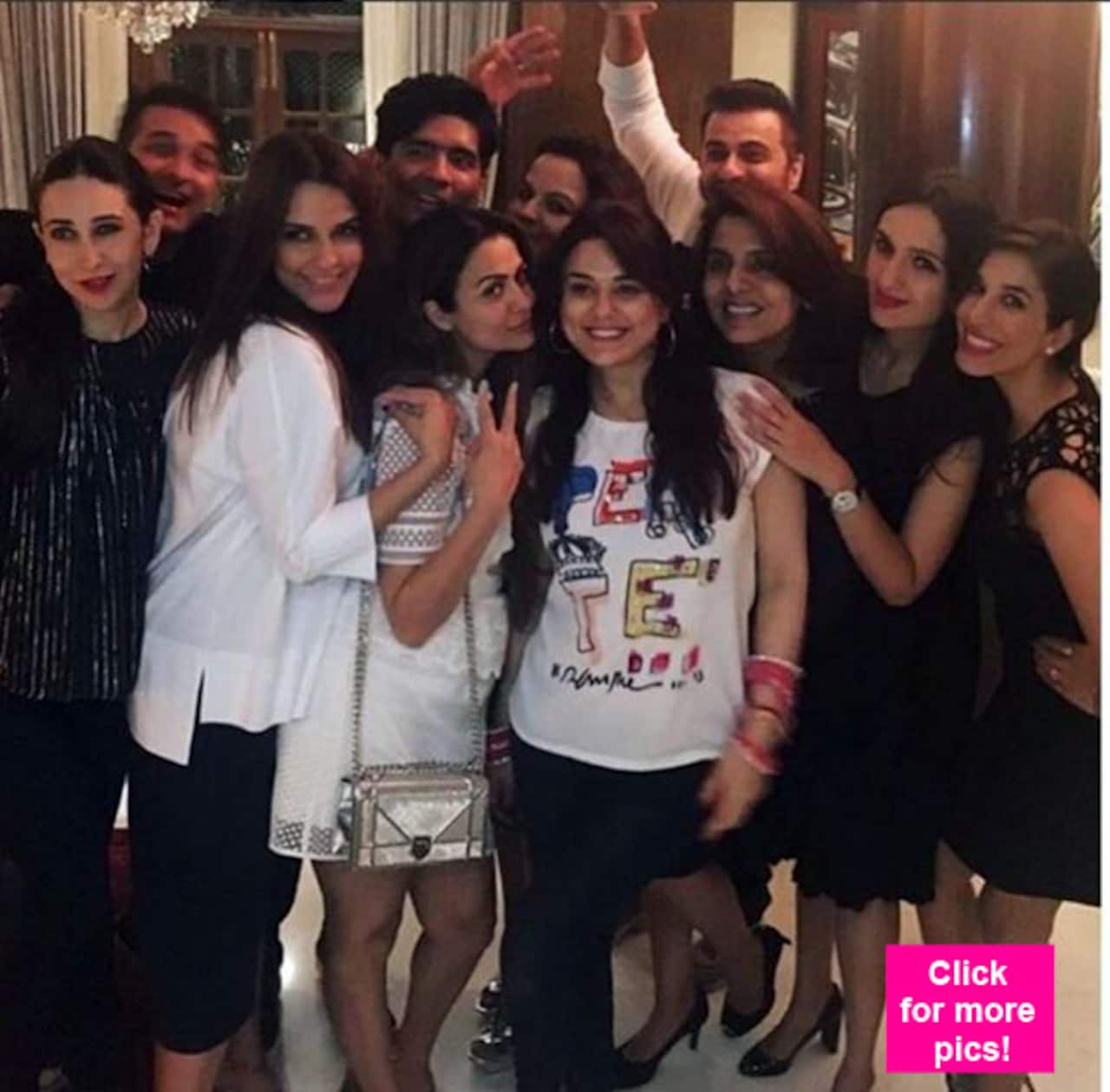Preity Zinta, Karisma Kapoor, Neetu Kapoor PARTY HARD at Manish Malhotra's residence - view pics!