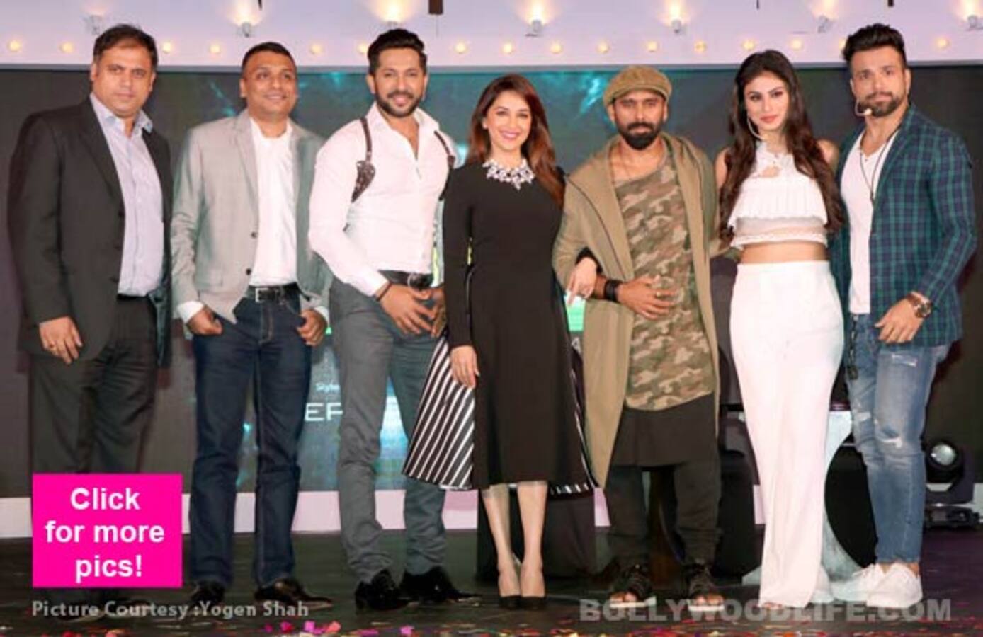 Madhuri Dixit Nene, Mouni Roy, Terence Lewis and Rithvik Dhanjani at the launch of So You Think You Can Dance – view pics!