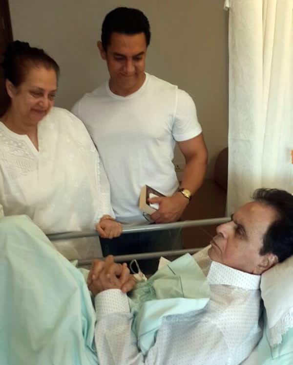 Inside Picture: Aamir Khan visits Dilip Kumar at the&nbsp;hospital!