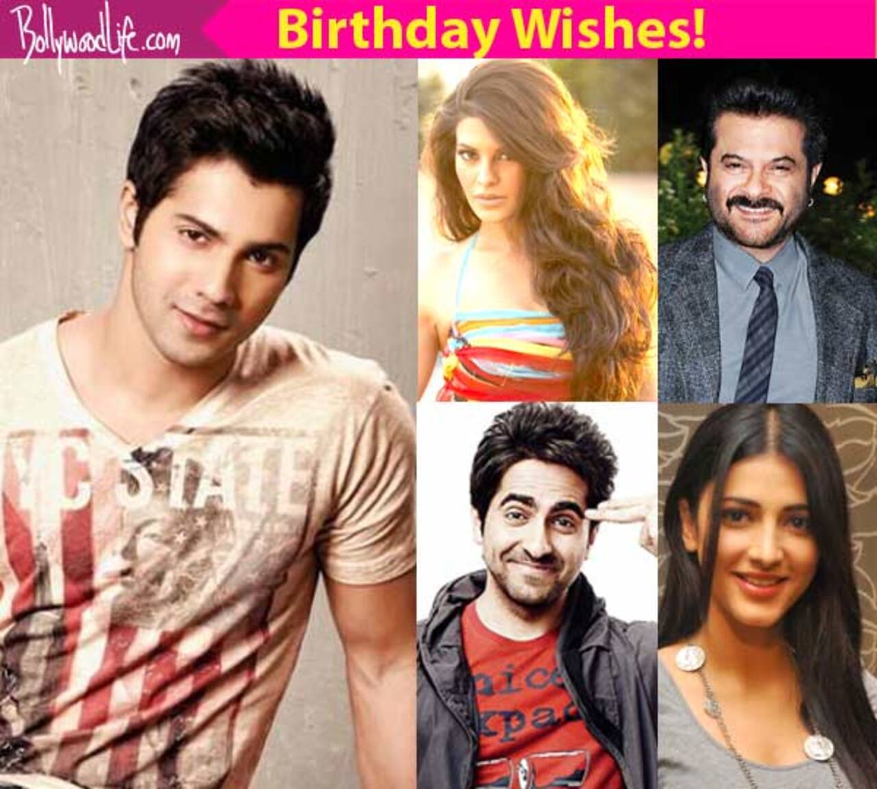 Varun Dhawan's birthday: Karan Johar, Jacqueline Fernandez, Shruti ...