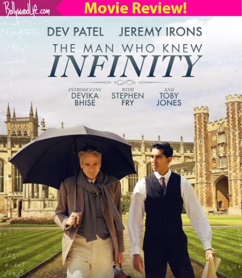 The Man Who Knew Infinity movie review: Dev Patel and Jeremy Irons' performances make for a compelling watch!