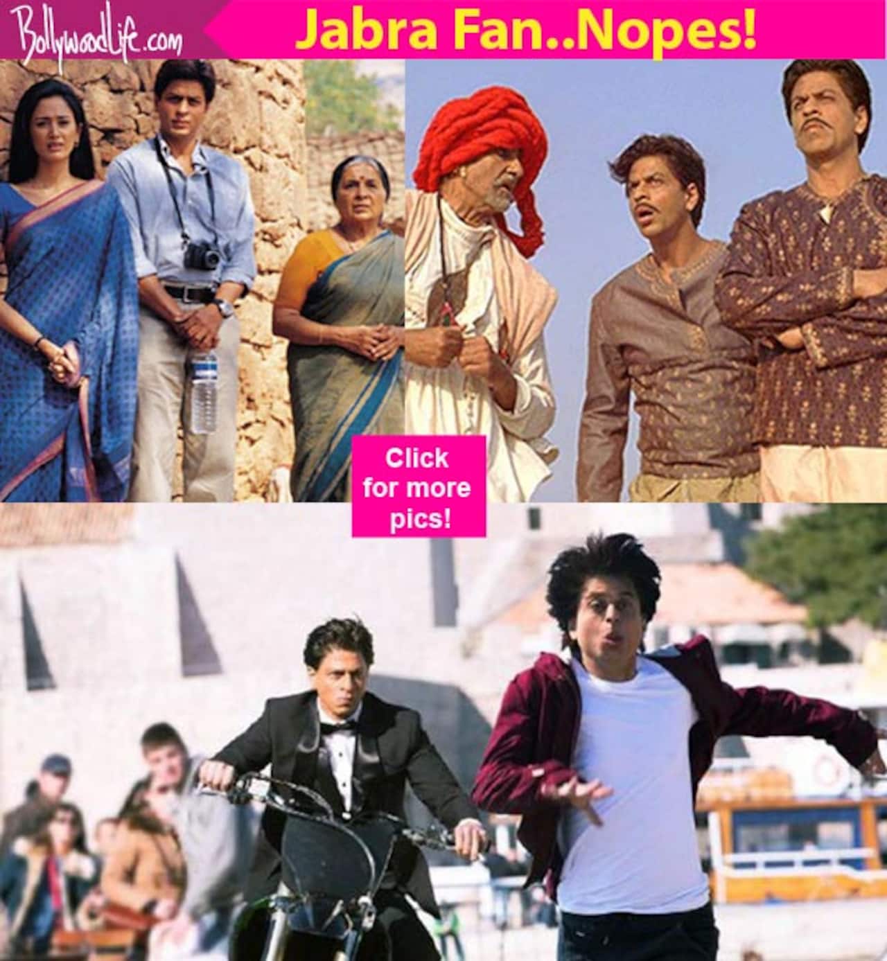 FAN, Swades, Paheli - 7 times when Shah Rukh Khan's BRILLIANT performances were let down by the box office!