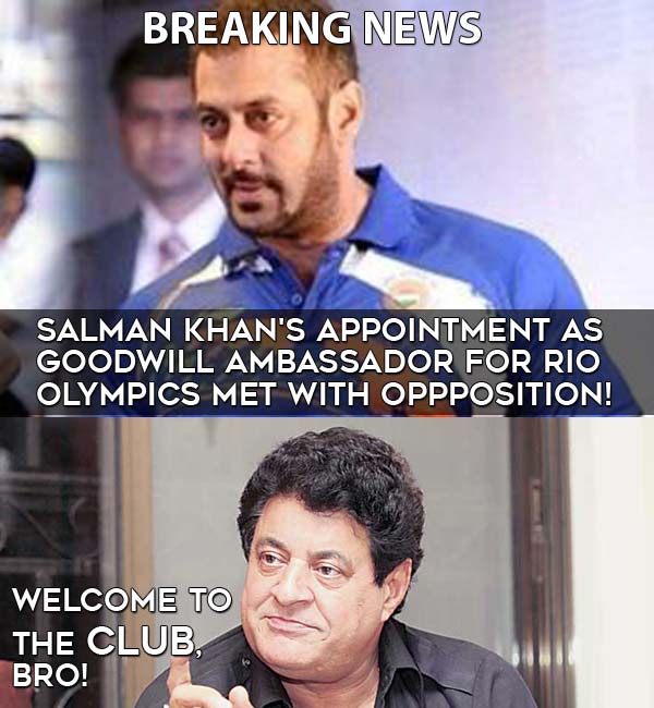 LOL Story of the day: 7 memes that make LIGHT of Salman Khan's appointment  as India's goodwill ambassador for Olympics! - Bollywood News & Gossip,  Movie Reviews, Trailers & Videos at 