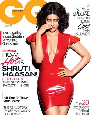 Shruti Haasan is redefining RED HOT on this magazine cover!