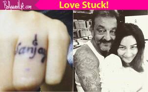 Whoaa! Manyata Dutt inks hubby dearest Sanjay Dutt's name on her finger - view pic!