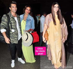 Sonam Kapoor off for Cannes while newlyweds Bipasha Basu - Karan Singh Grover too take off for their honeymoon - view HQ pics!