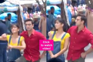 Ranbir Kapoor and Katrina Kaif's dance on the sets of Jagga Jasoos is so AWKWARD - watch video!