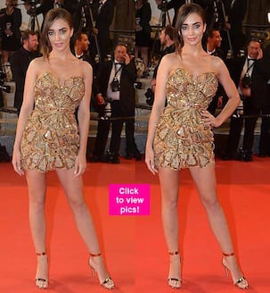 Amy Jackson dazzles at the Cannes 2016 red carpet looking like a JEWEL - view HQ pics!