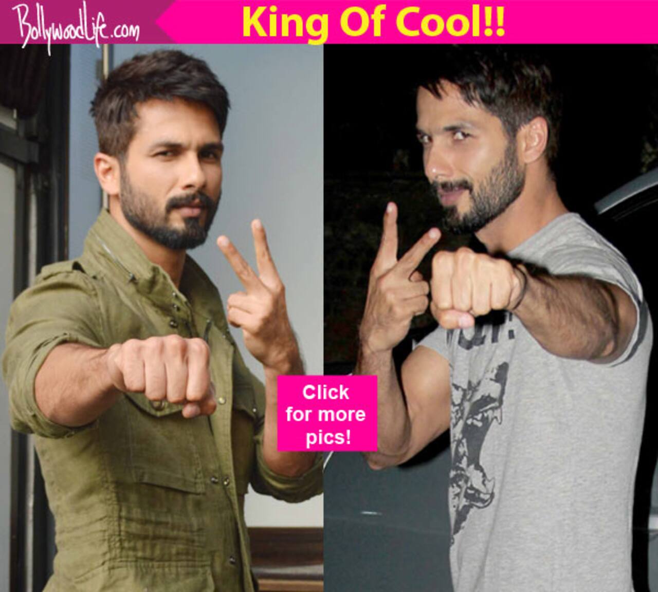Is this Shahid Kapoor's favourite new pose? View pics!