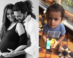 Riteish Deshmukh and Genelia Deshmukh's son Riaan welcomes his baby brother in the cutest possible way!