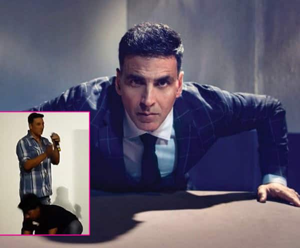 Akshay Kumar dares a fan with a challenge and this is what he does ...
