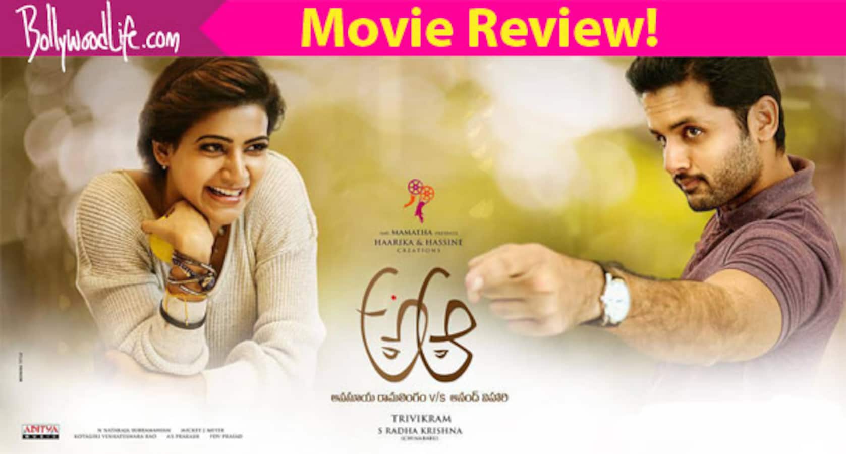 A Aa movie review: Samantha Ruth Prabhu's funny antics makes this romantic comedy a delightful watch!