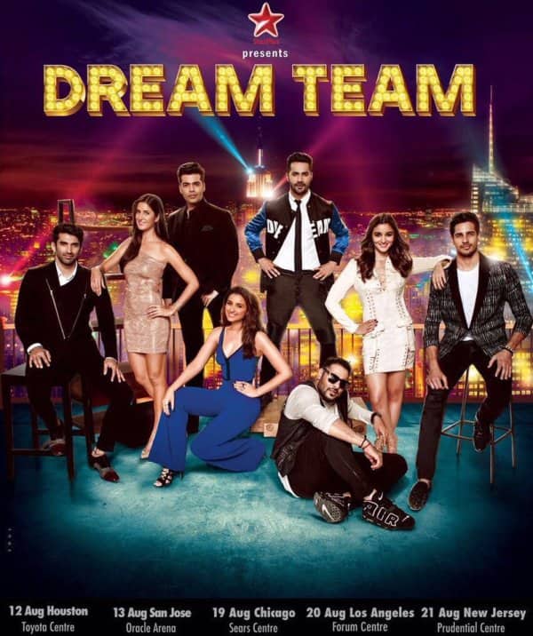 dream team tour bollywood