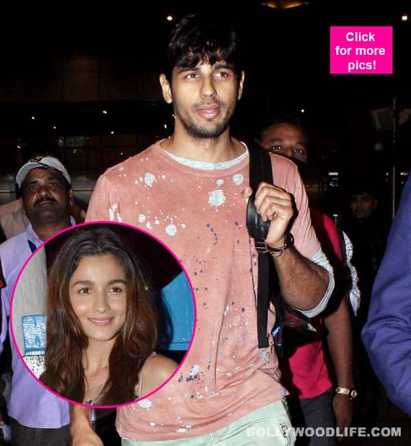 Sidharth Malhotra is BACK from his secret vacation with bae - but where is Alia? View HQ pics!