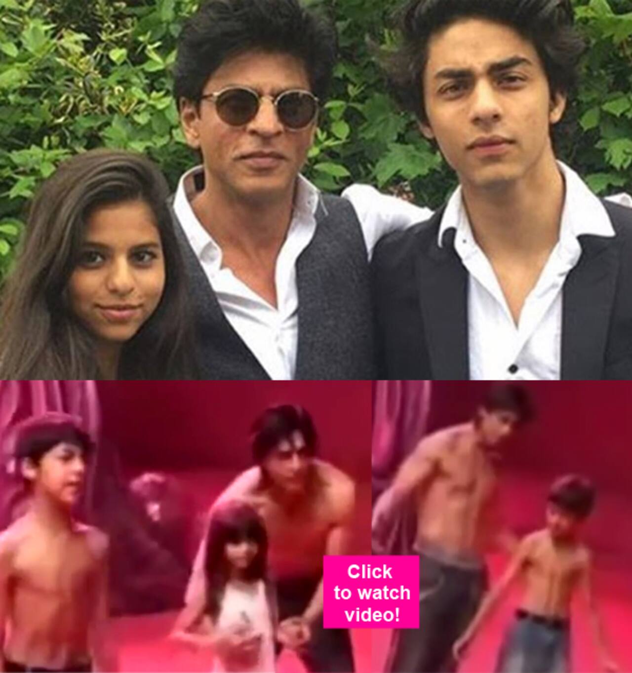 This Video Of Shah Rukh Khan Making Aryan And Suhana Dance On Dard E Disco Is Ridiculously Cute 9583