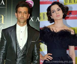 Kangana Ranaut finds it indecent to talk about Hrithik Roshan in public?-watch video!
