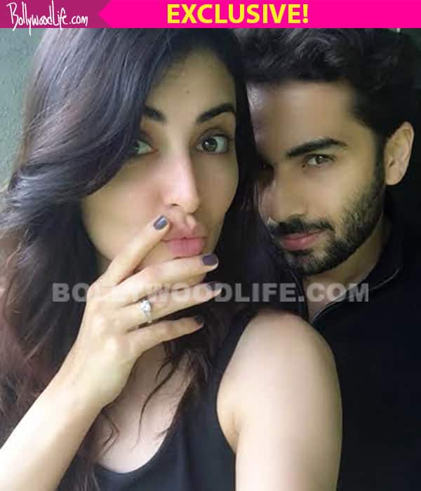 This picture of Mandana Karimi flaunting her engagement ring with her fiance Gaurav Gupta is STUNNING