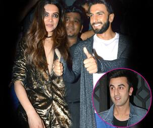 But look who's going home with the girl - says Ranveer Singh after partying with Deepika's ex Ranbir!