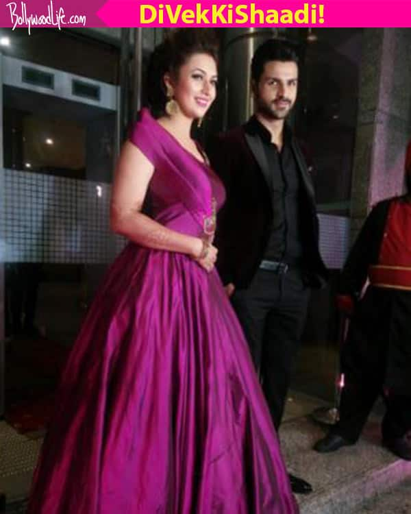 Divyanka 2025 reception dress