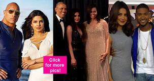 7 pics of Priyanka Chopra with Usher, Dwayne Johnson and the Obamas that prove that the actress has made a mark in Hollywood!