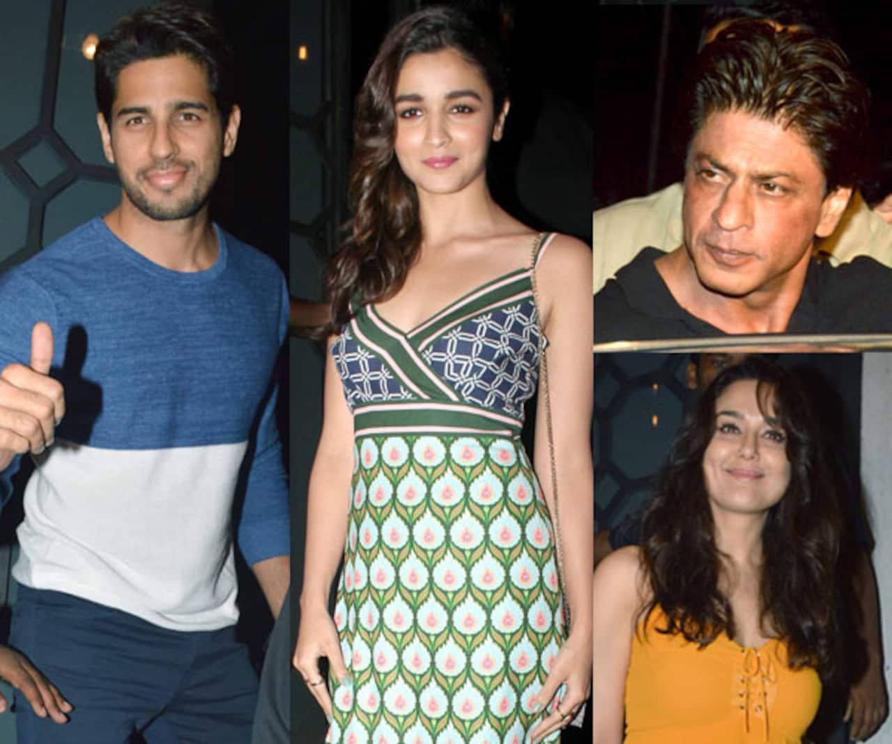 Shah Rukh Khan, Sidharth Malhotra, Alia Bhatt, Preity Zinta: B-town comes together to party!