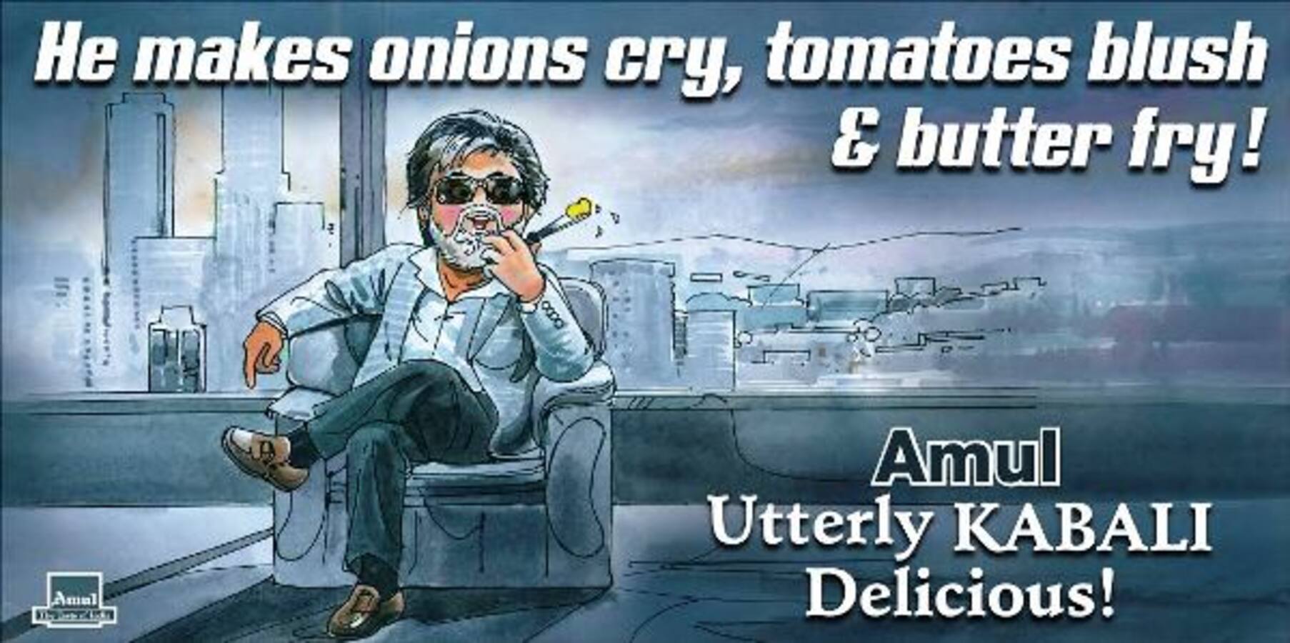Amul's take on Rajinikanth's Kabali mania is HILARIOUS! - Bollywood News & Gossip, Movie Reviews, Trailers & Videos at Amul's take on Rajinikanth's Kabali mania is HILARIOUS! - Bollywood News & Gossip, Movie Reviews, Trailers & Videos at