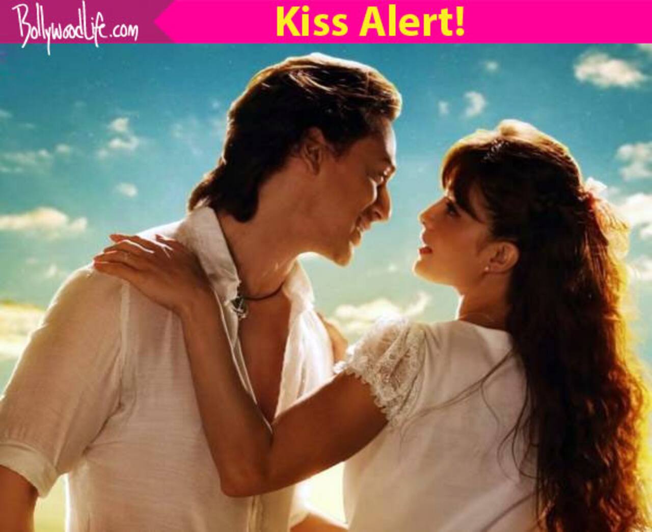Director says CUT! but Jacqueline Fernandez and Tiger Shroff continue to kiss on the sets of A Flying Jatt